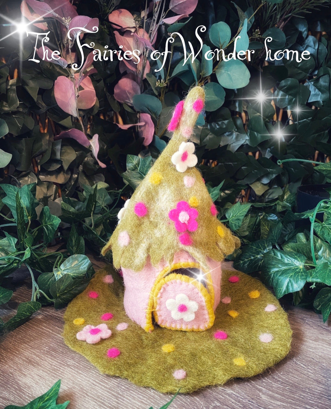 Fairy of Wonder - Felt fairy home