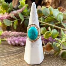 Load image into Gallery viewer, Turquoise sterling silver ring