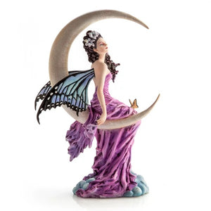 Fairy on a Moon statue