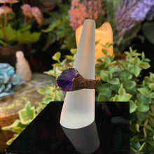Load image into Gallery viewer, Amethyst Crystal Relic Ring