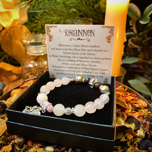 Goddess Rhiannon - crystal bracelet