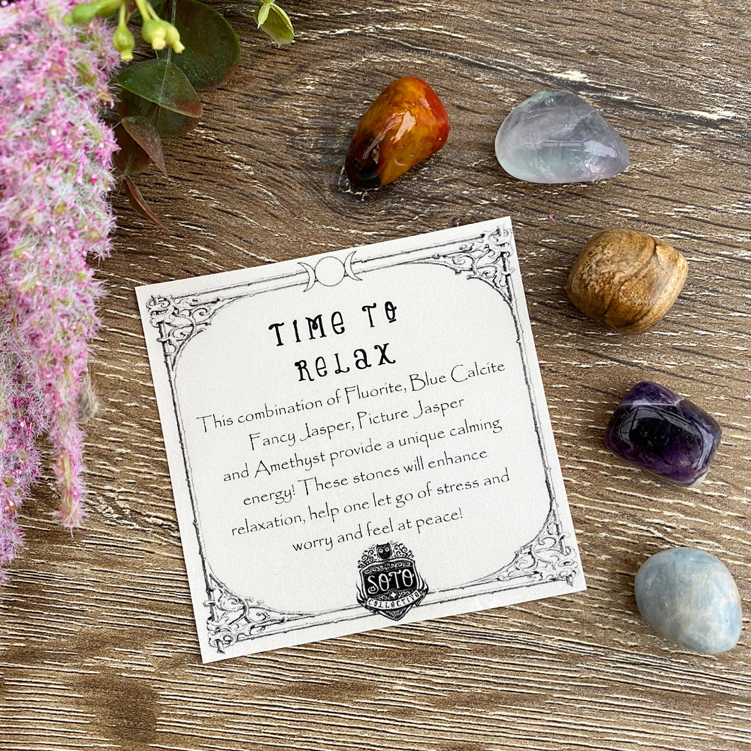 Time to relax - crystal healing pack