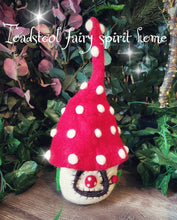 Load image into Gallery viewer, Toadstool Fairy Spirit - felt house