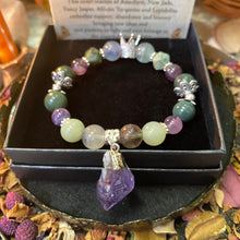 Load image into Gallery viewer, Faery Queen Mab crystal bracelet