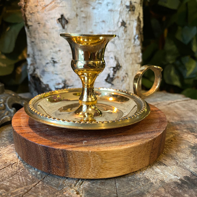 Brass candle holder