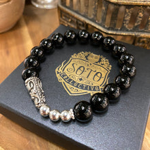 Load image into Gallery viewer, Black Obsidian crystal bracelet