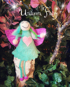 Unicorn Fairy - felt fairy
