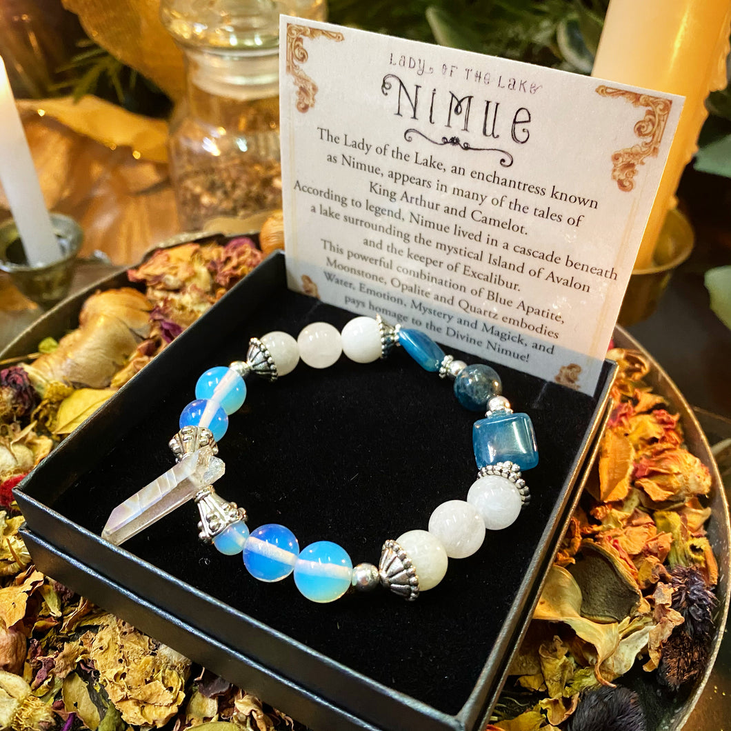 Nimue “Lady of the Lake” - crystal bracelet