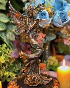 Blue Butterfly Fairy Statue