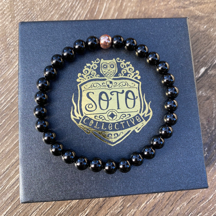 Black Tourmaline crystal bracelet
