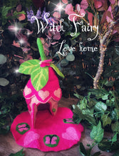 Load image into Gallery viewer, Witch Love Fairy Home - felt house