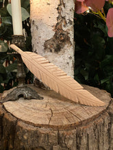 Load image into Gallery viewer, Wooden Smudge feather