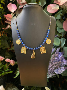 High Grade Kyanite Fortuna necklace