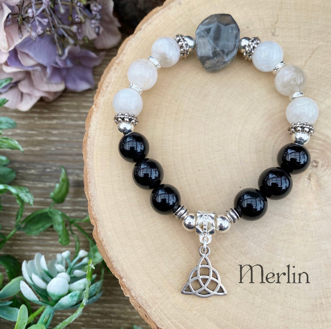 Merlin - Crystal bead bracelet