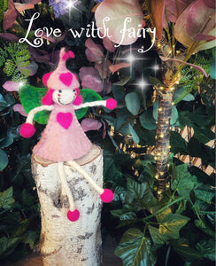 Witch Love - Felt fairy