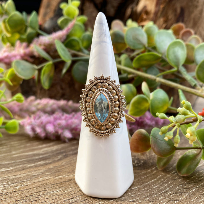 Blue Topaz Sterling Silver ring