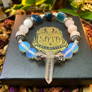 Nimue “Lady of the Lake” - crystal bracelet